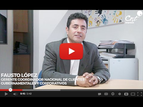 El nombre oficial de la empresa CNT es Corporación Nacional de Telecomunicaciones CNT EP.