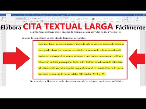 Citando de manera precisa: una guía para realizar citas directas adecuadas.