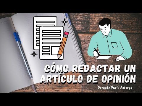 El propósito principal de un artículo de opinión: Persuadir, informar y generar reflexión.