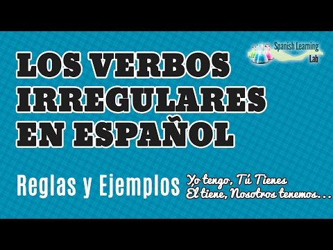 Identificando los patrones de irregularidad en los verbos españoles: una guía informativa.