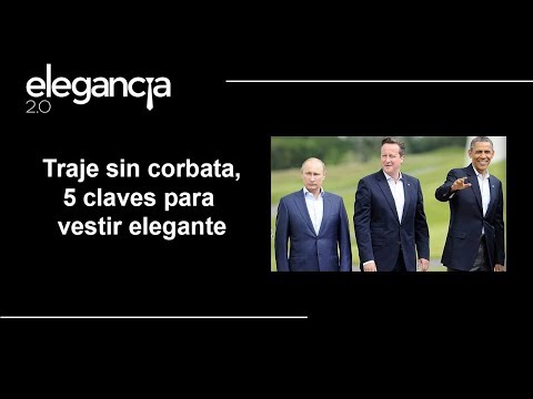 La Vestimenta Moderna: El Traje Sin Corbata