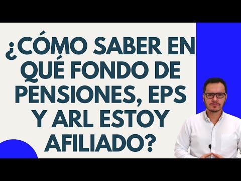 ¿Cómo verificar mi afiliación al fondo de pensiones?