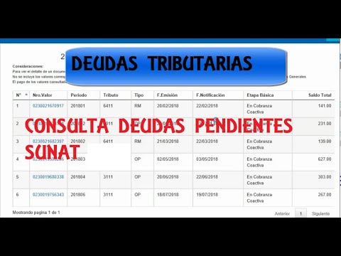 ¿Cómo verificar si existe una deuda asociada a mi RUC?